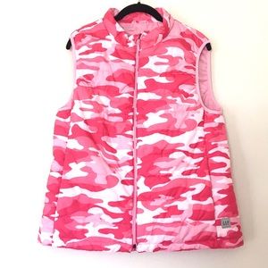 ⭐️ 3/$15 ⭐️ Gap Pink Camo Puffer Vest